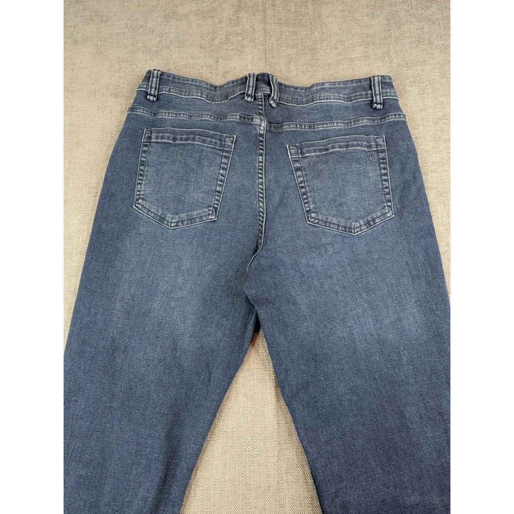 The Perfect Jean NYC Denim Pants Mens 34X28 Blue Athletic Stretch Whiskered